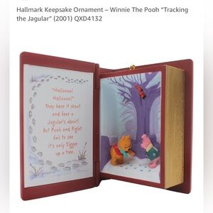 Disney Winnie the Pooh Hallmark Keepsake Ornament Tracking the Jagular 2001